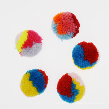 5cm Colorful Knitted Yarn Pompom For hat